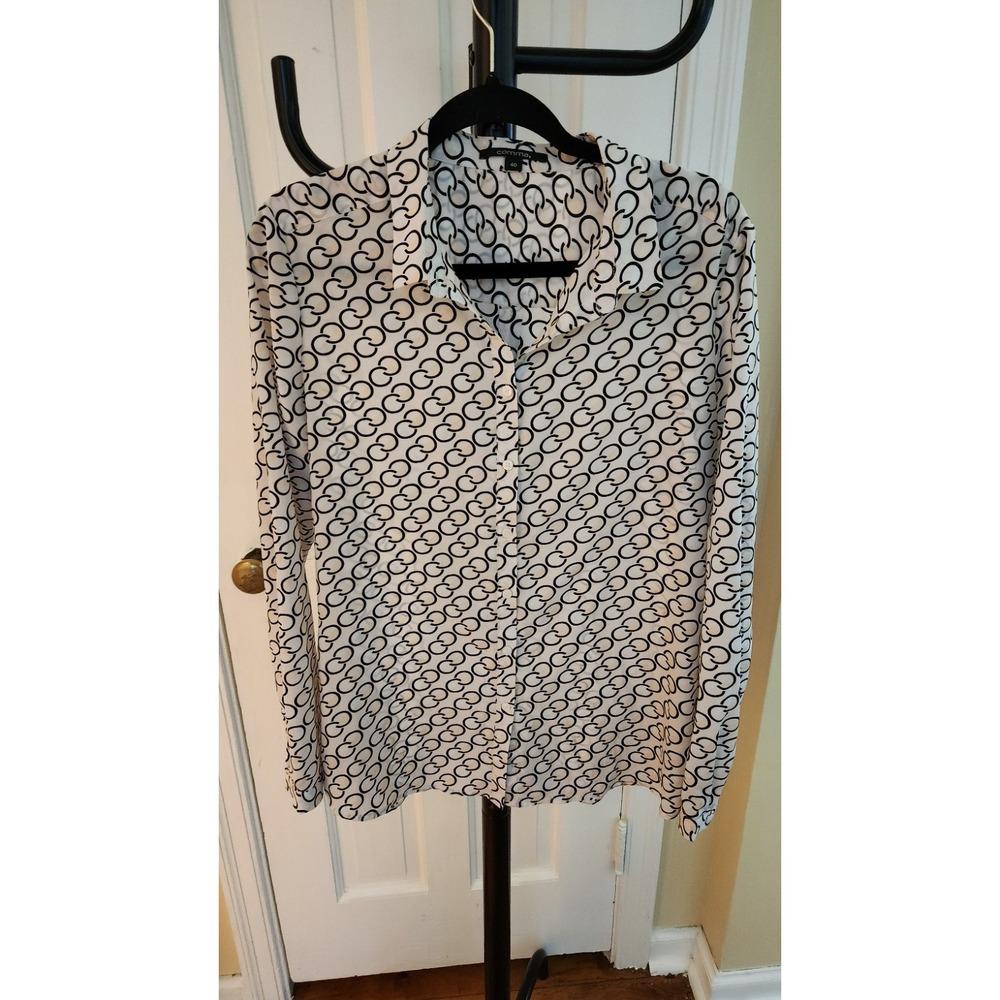 Comma, Blouse Women's Size 40 Multicolor Long Sleeve Lightweight